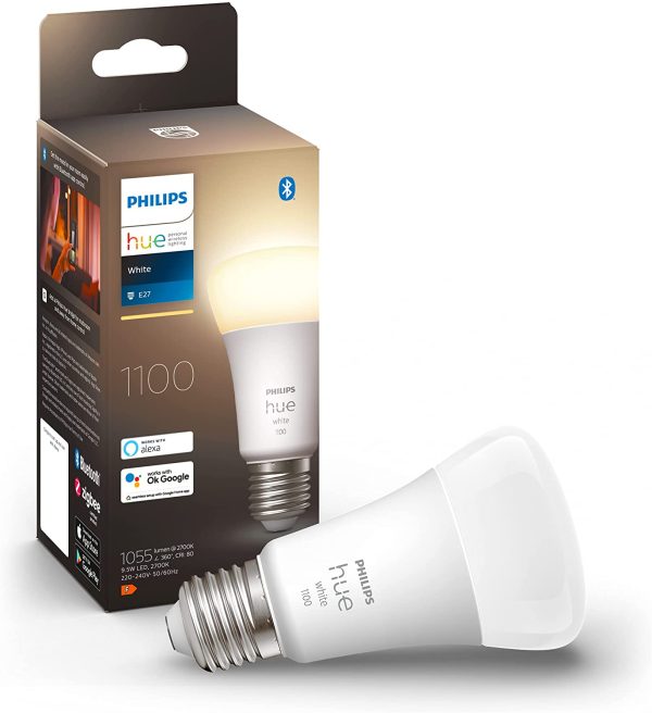 Hue Bluetooth LED White žárovka Philips 8719514288232 E27 A60 9,5W 1055lm 2700K stmívatelná
